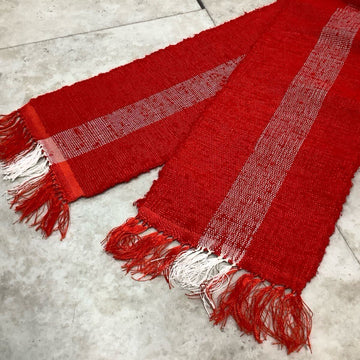Handwoven Sakiori - Crimson