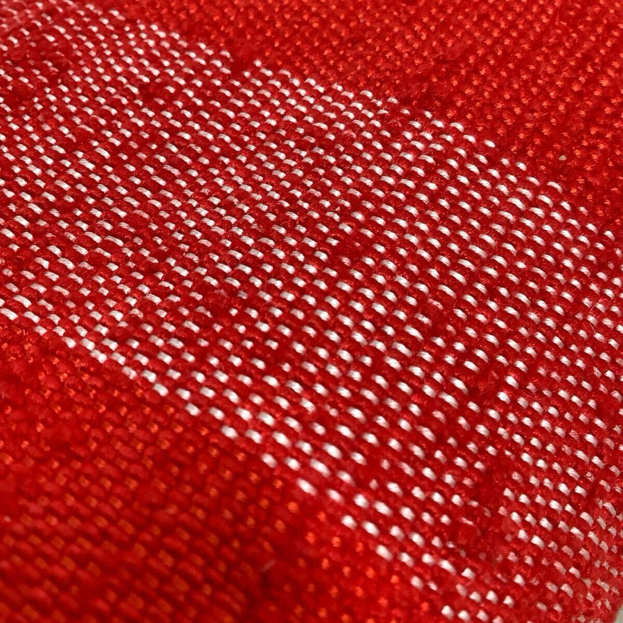 Handwoven Sakiori - Crimson