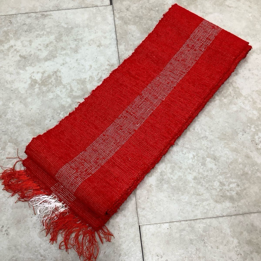 Handwoven Sakiori - Crimson