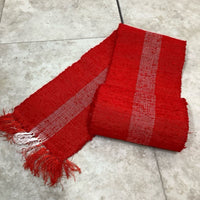 Handwoven Sakiori - Crimson