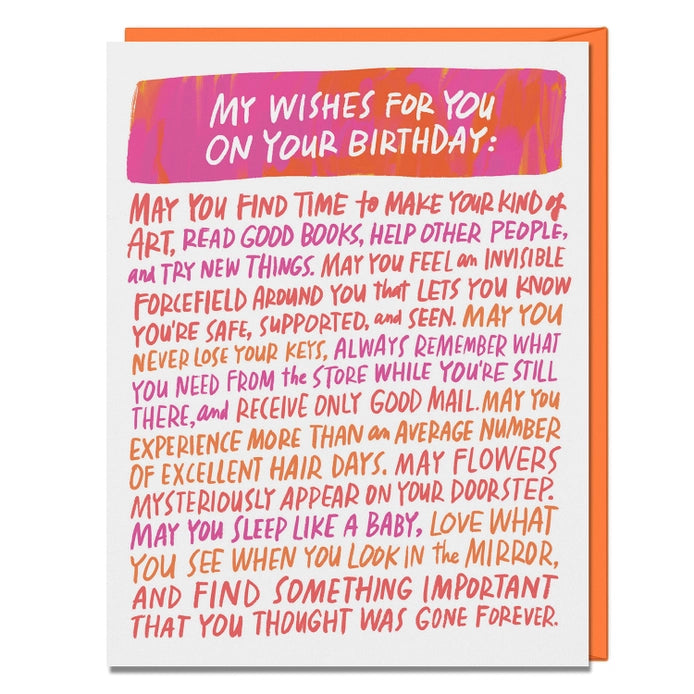 Wishes for Your Birthday Card, Box Set
