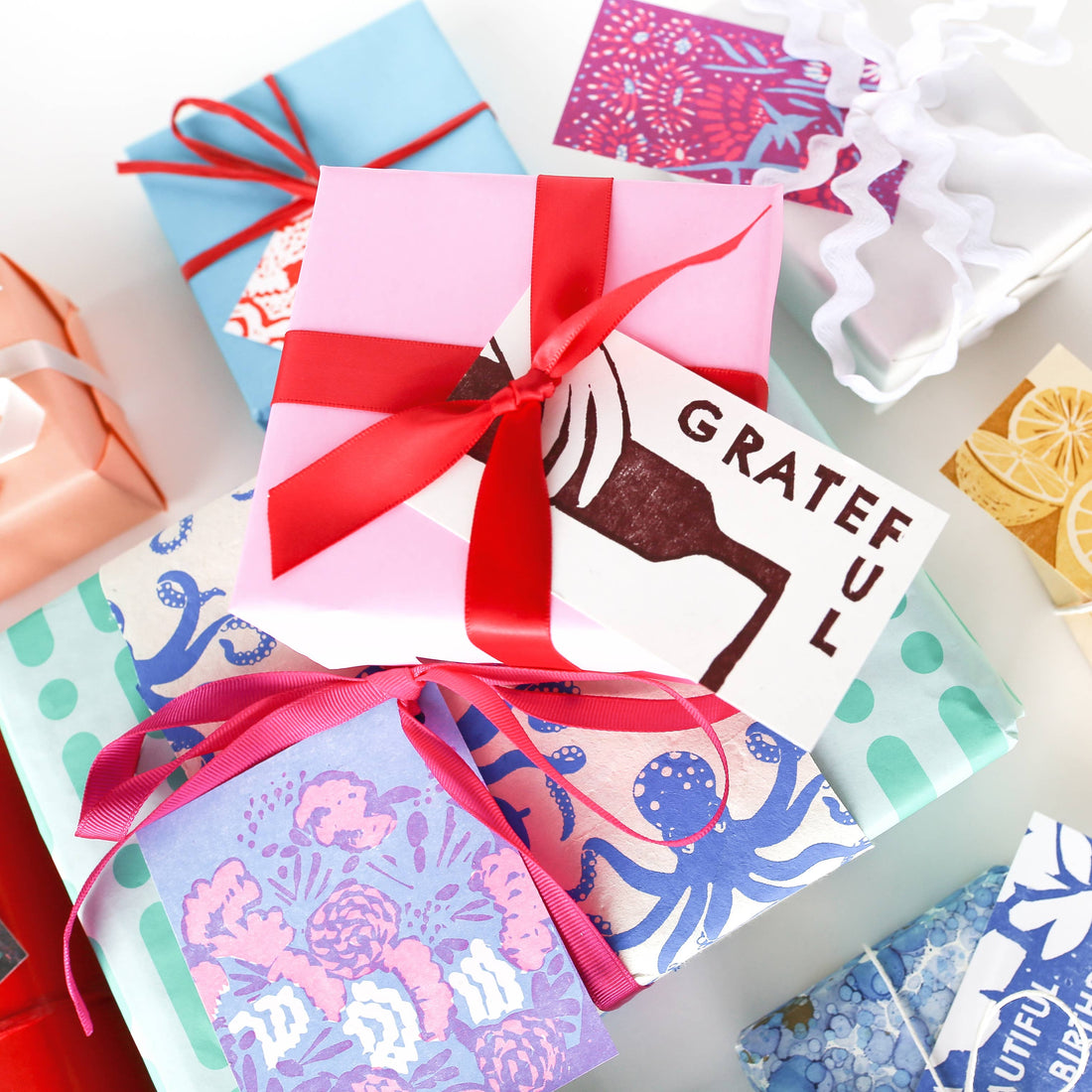 Holiday Letterpress Gift Tags
