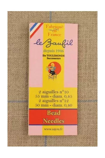 French Beading Needles – Sizes 10 & 12