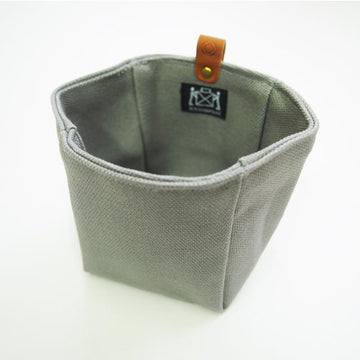 Canvas Bin, Gray