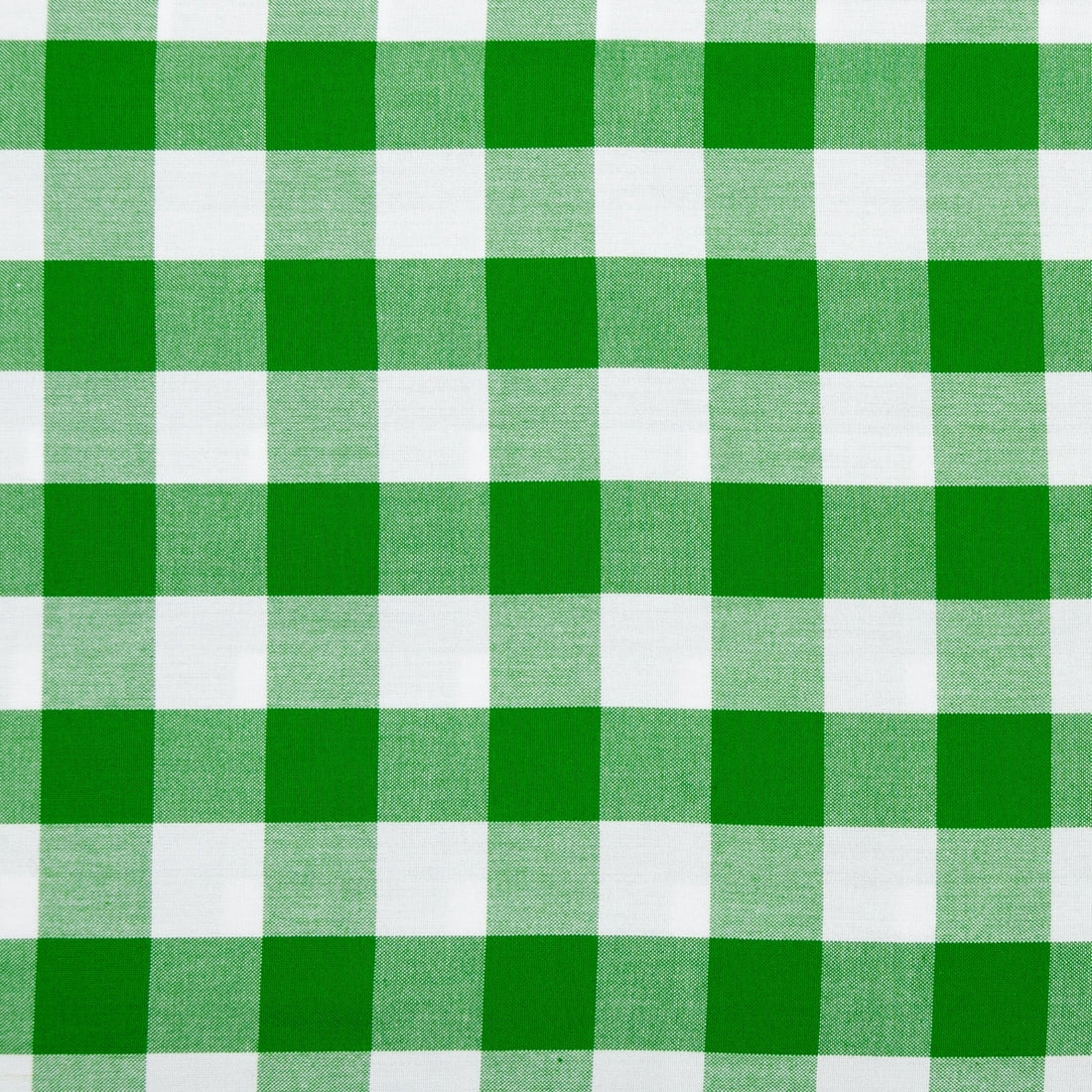 Carolina 1" Gingham, Kelly Green - 1/2yd cut