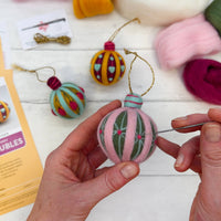 Vintage Baubles Needle Felting Kit