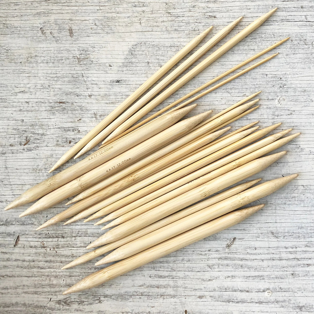Shirotake Double Pointed Needles 20 cm (8 inch) Set of 5 - Large Sizes Only