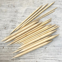 Shirotake Double Pointed Needles 20 cm (8 inch) Set of 5 - Large Sizes Only