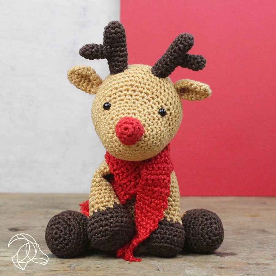 Rudolf the Reindeer DIY Crochet Kit