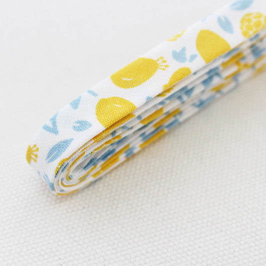 Double Fold Bias Tape 1/2" - Honey Lemon