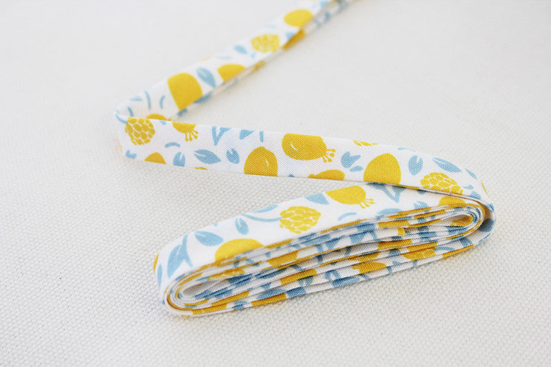 Double Fold Bias Tape 1/2" - Honey Lemon