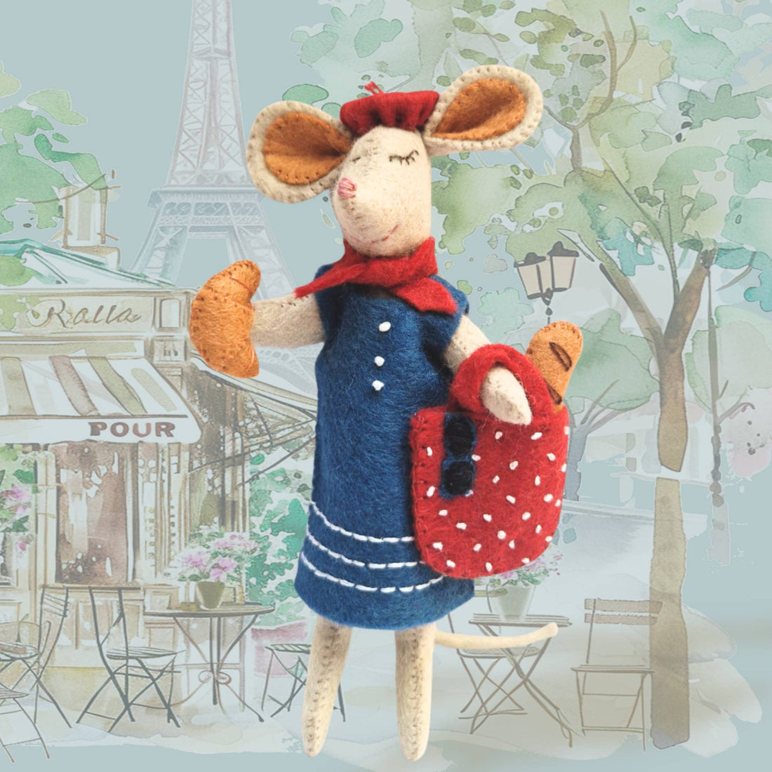 Little Mouse in Paris Felt Craft Kit