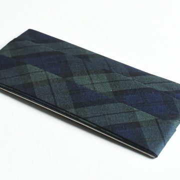 Cotton Bias Tape - Navy Plaid 3/4"