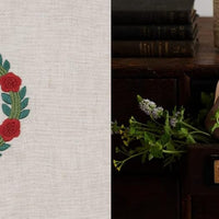 Cat and Flower Embroidery by Suimin