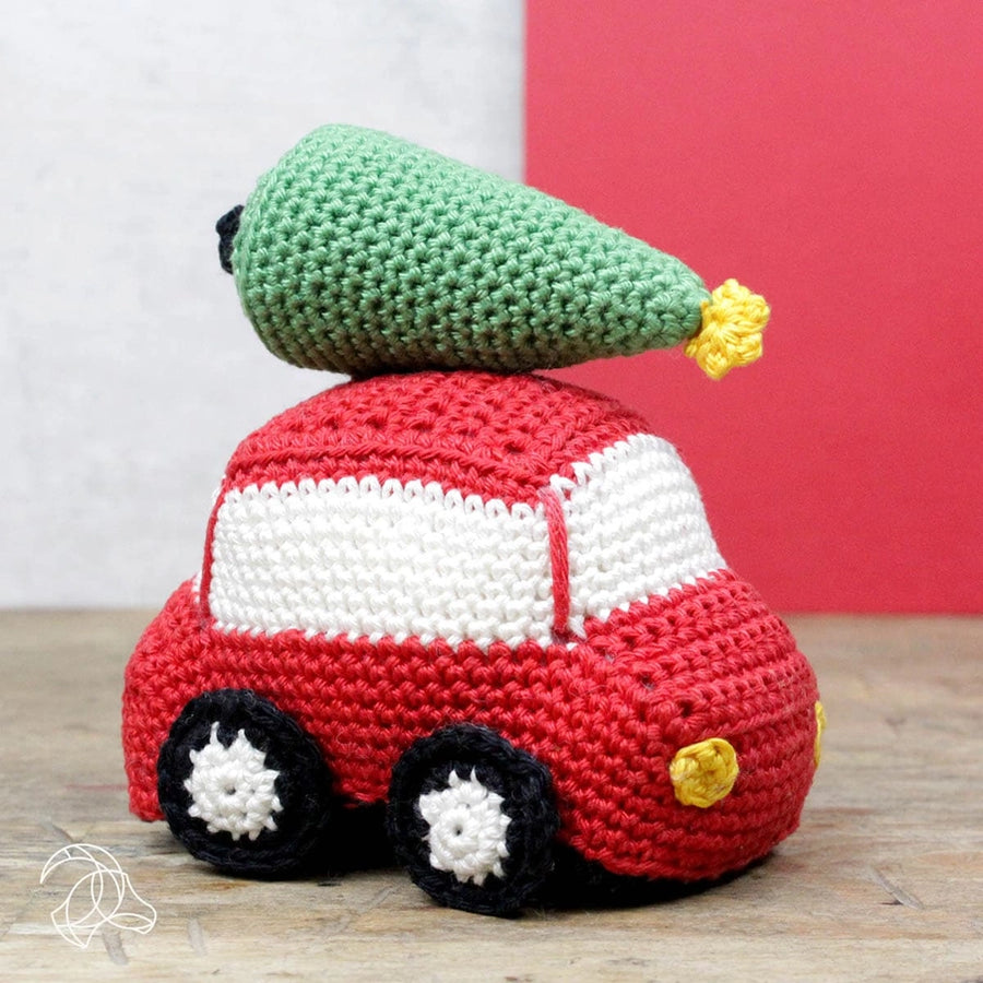 Christmas Tree Car DIY Crochet Kit
