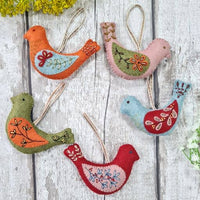 Folk Birds Craft Kit, Set of 5