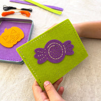 Stitch Your Own Trick-or-Treat Felt Bag