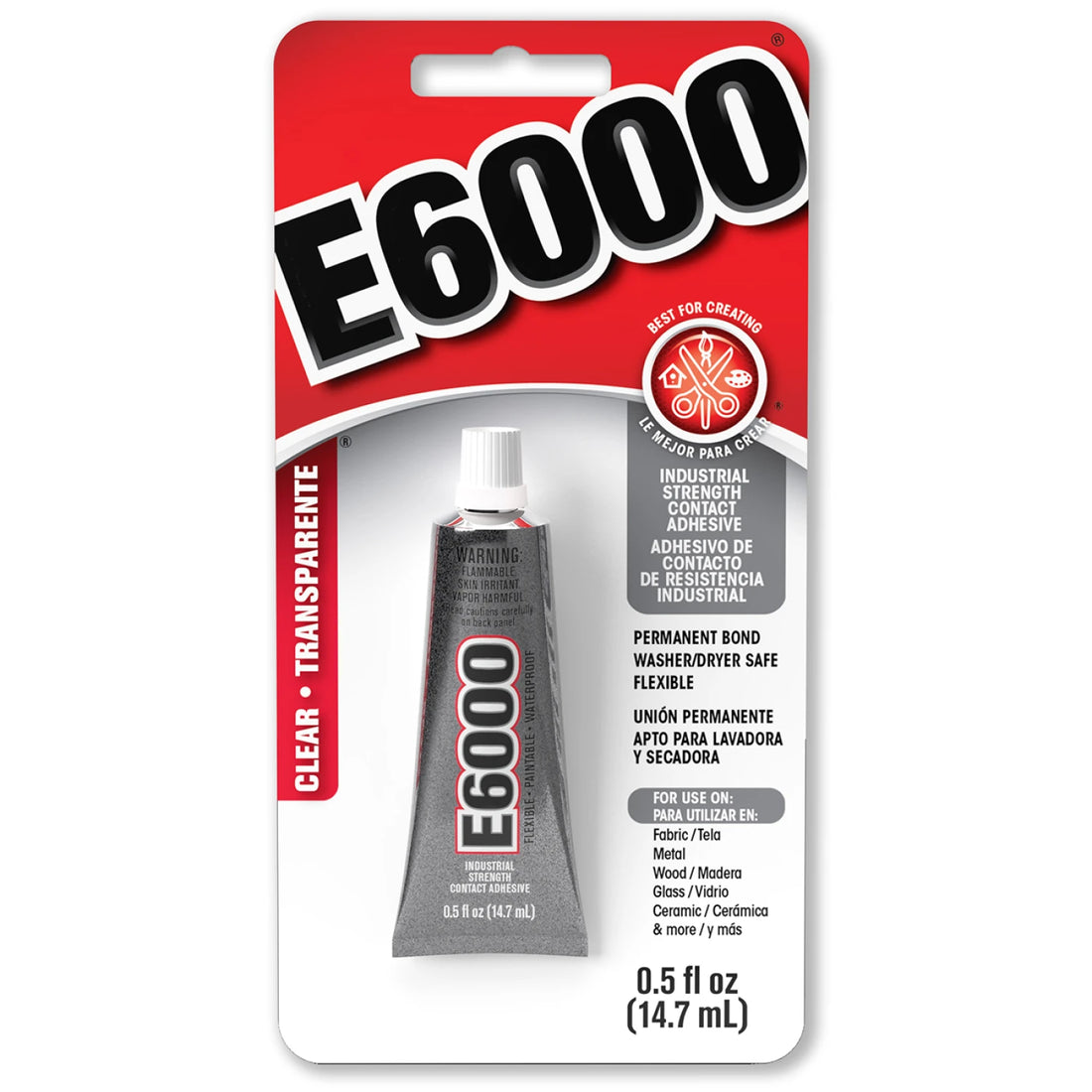 E6000 Adhesive Non-Flammable Glue .5oz