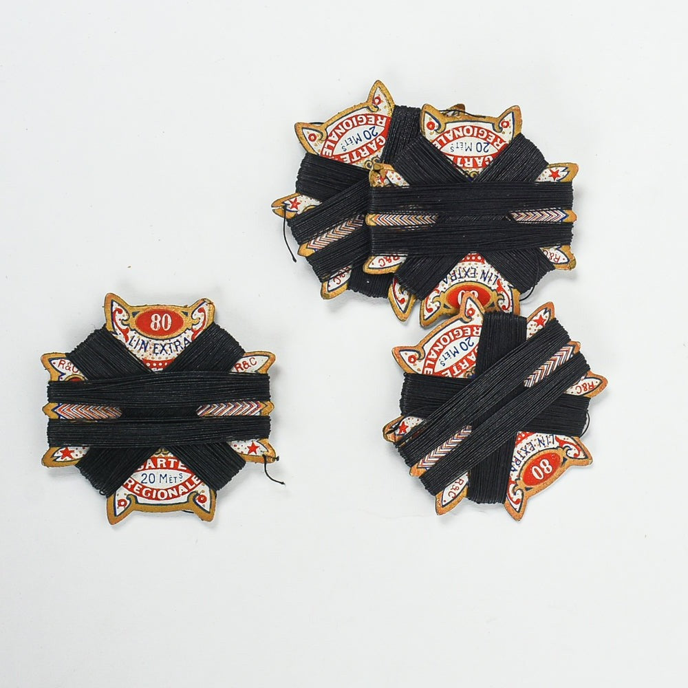 Vintage Star Card with Linen Thread #80 – Brooklyn Haberdashery