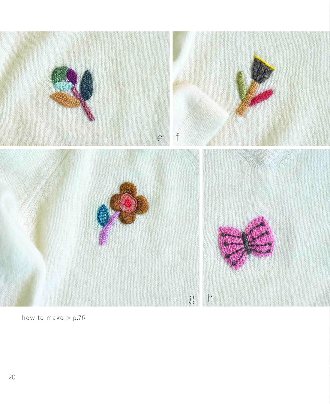 Wool Embroidery in 50 Stitches by Risa Iwata