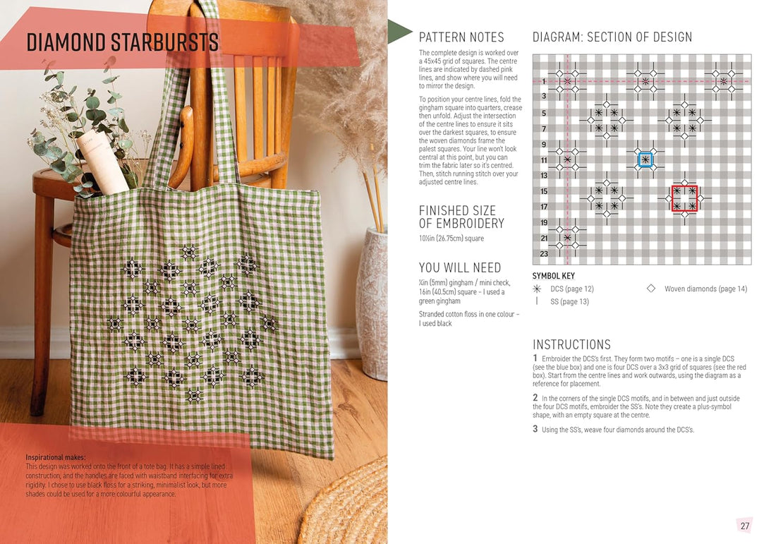 20 To Make: Chicken Scratch Embroidery by Carolyn Forster