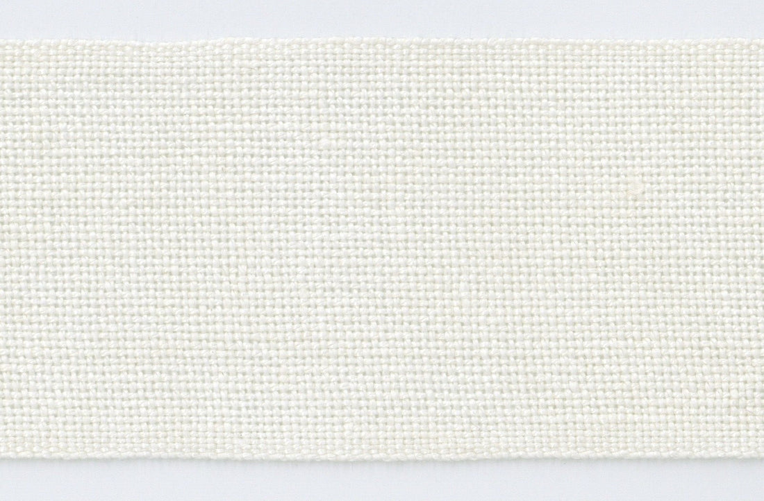 Counted White Linen Tape 2"