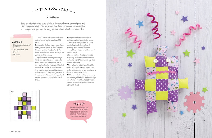 50 Fat Quarter Toys, Edited by Ame Verso