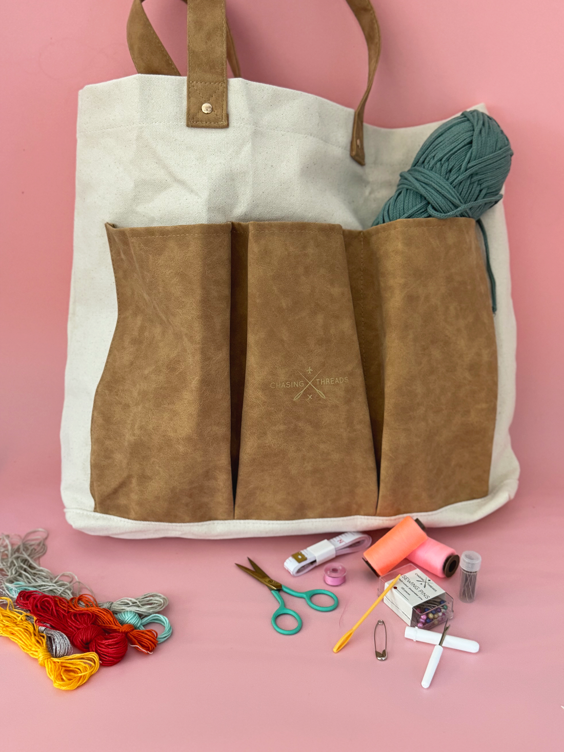 Craft Tools Tote Embroidery Kit