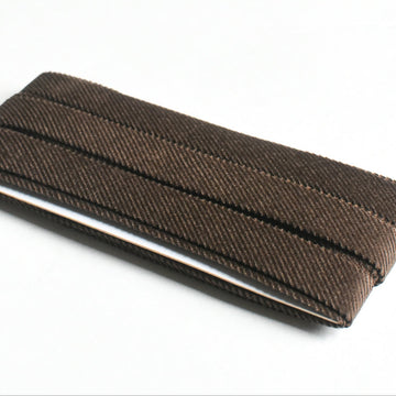 Corduroy Bias Tape - Mocha Brown 5/8"