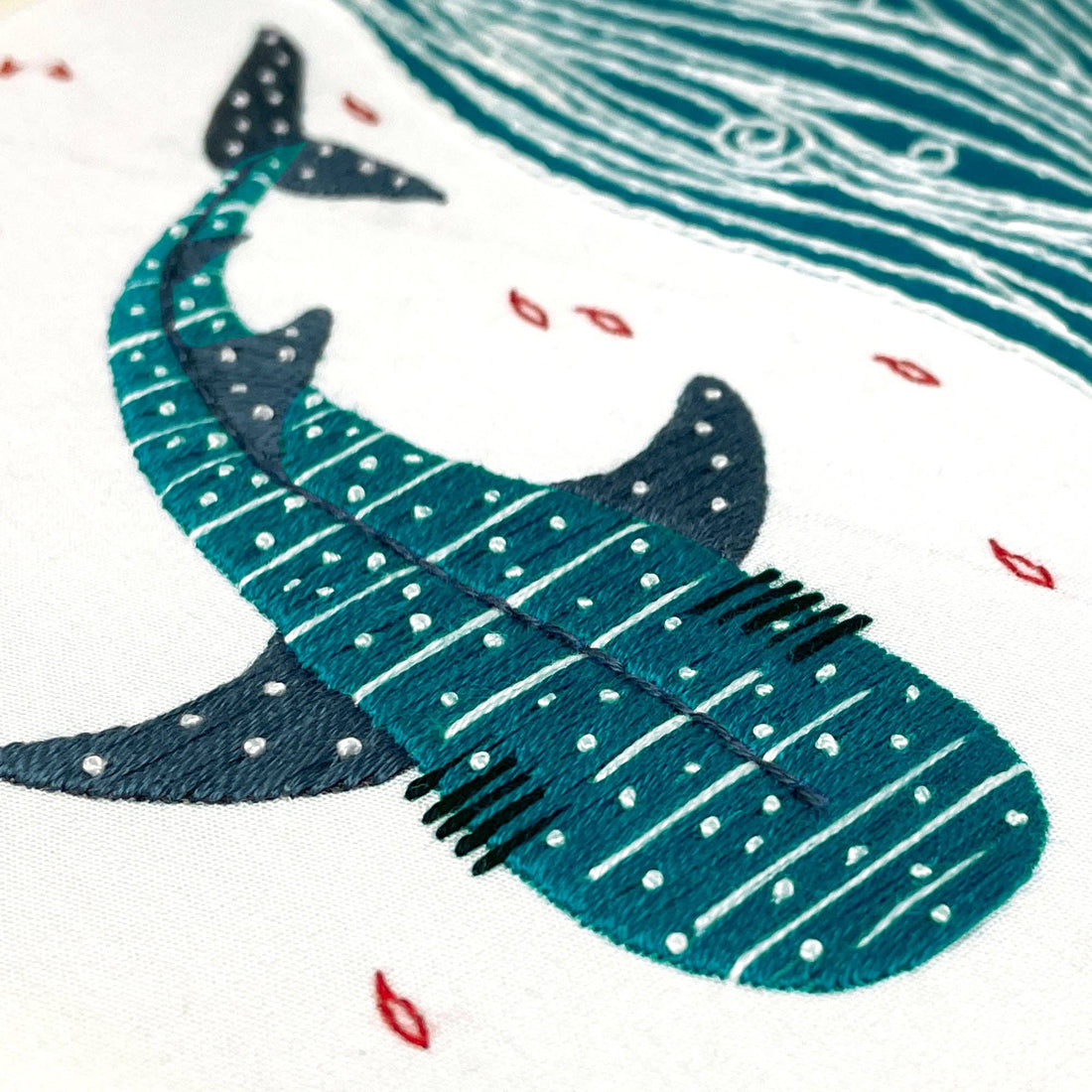 Whale Shark Embroidery Kit