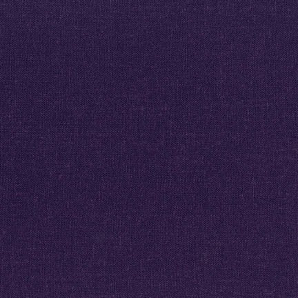 Brussels Washer Yarn Dyed Linen 52"w, Dark Purple  - 1yd Precut