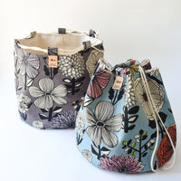 Asa Bucket Bag, Scandi Floral Gray
