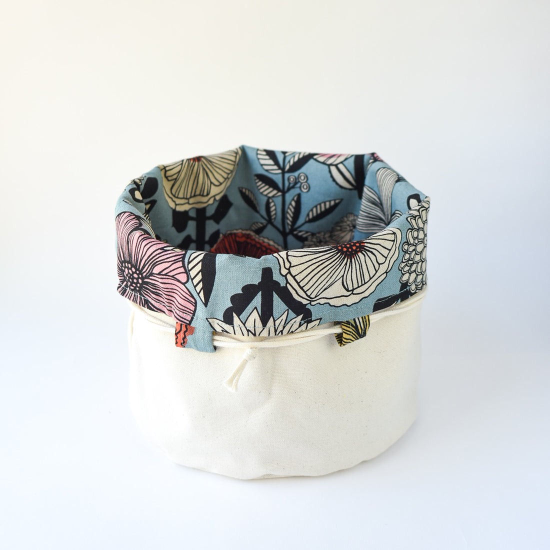 Asa Bucket Bag, Scandi Floral Blue