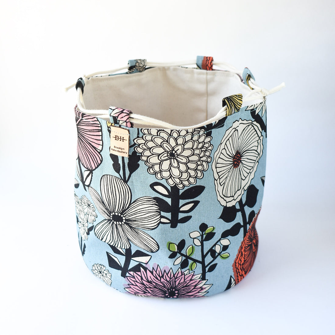 Asa Bucket Bag, Scandi Floral Blue