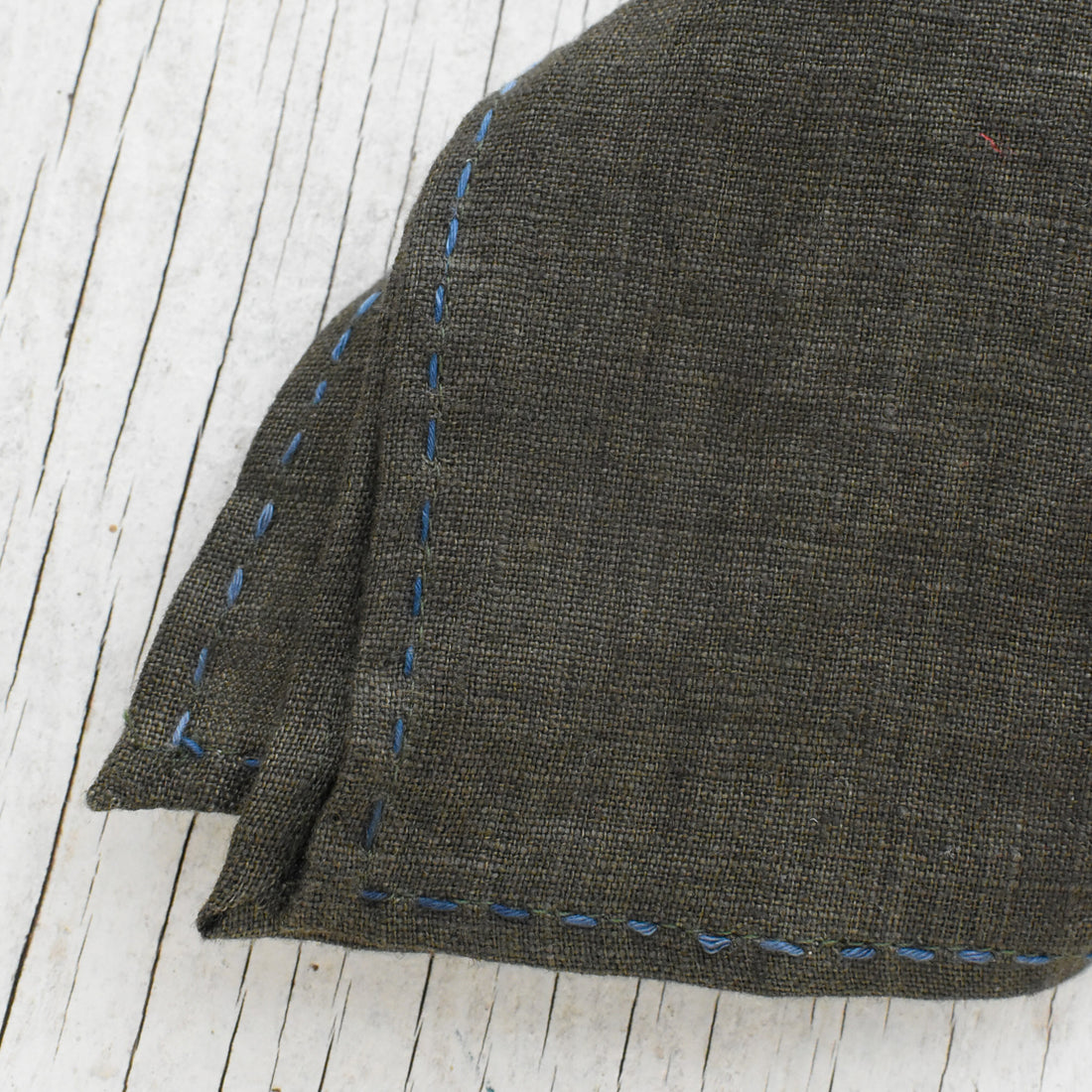 Linen Bandana, Knapsack Brown