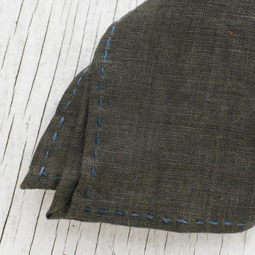 Linen Bandana, Knapsack Brown