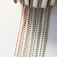 Organic Cotton Ribbon Saddle Stitch, 2yds - Bluebell