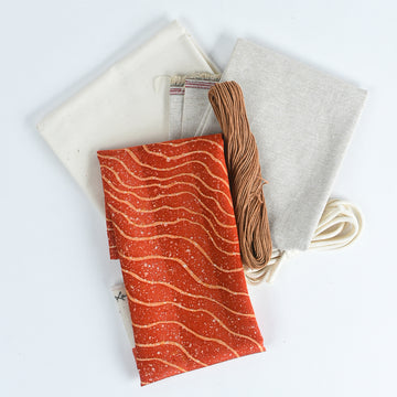 Komebukuro Pouch Supplies, Heritage Ed. - Persimmon (silk)