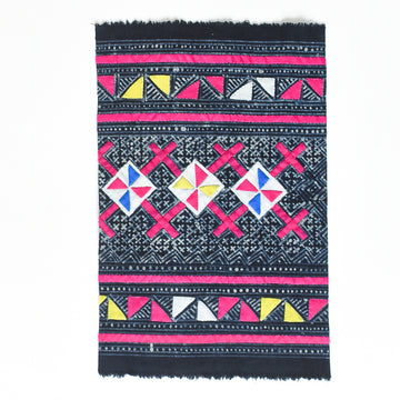 Hmong Appliquéd Cloth - Triple Pinwheels