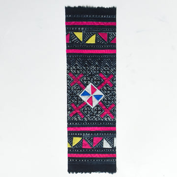 Hmong Appliquéd Cloth - Blue & Pink Pinwheel Singles