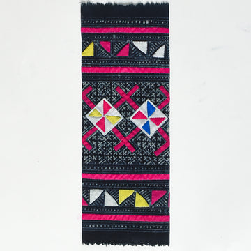 Hmong Appliquéd Cloth - Double Pinwheels