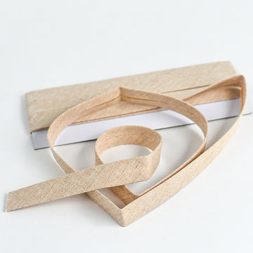 Gauze Bias Tape - Dark Natural 1/2"