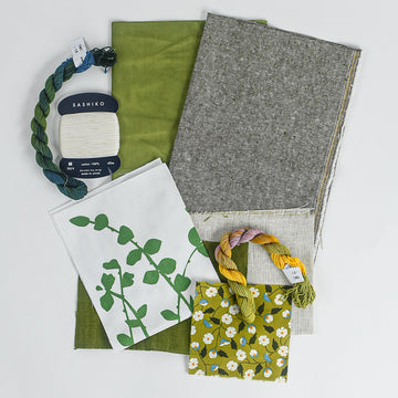 Fabric + Thread Bundle, Lush Grass