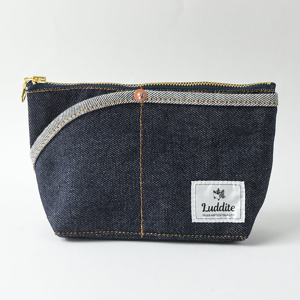 Okayama Denim Small Pouch - Solid Twill