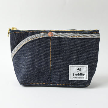 Okayama Denim Small Pouch - Solid Twill