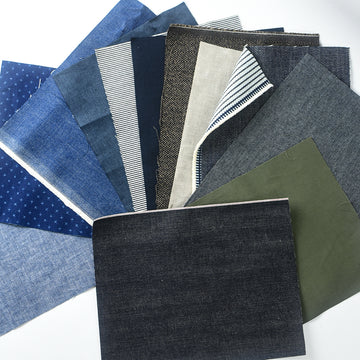 Japanese Workwear Swatch Pack - 10 Cuts from Specialty Mills