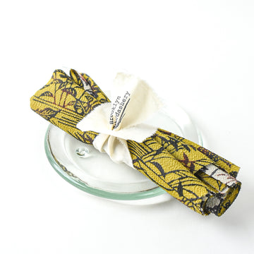 Vintage Deadstock Hand-Painted Yūzen Silk 1/2 yd cut