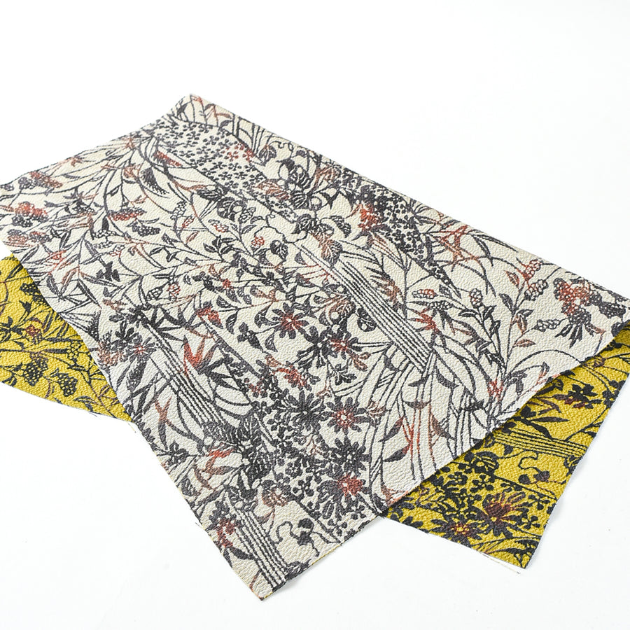 Vintage Deadstock Hand-Painted Yūzen Silk 1/2 yd cut