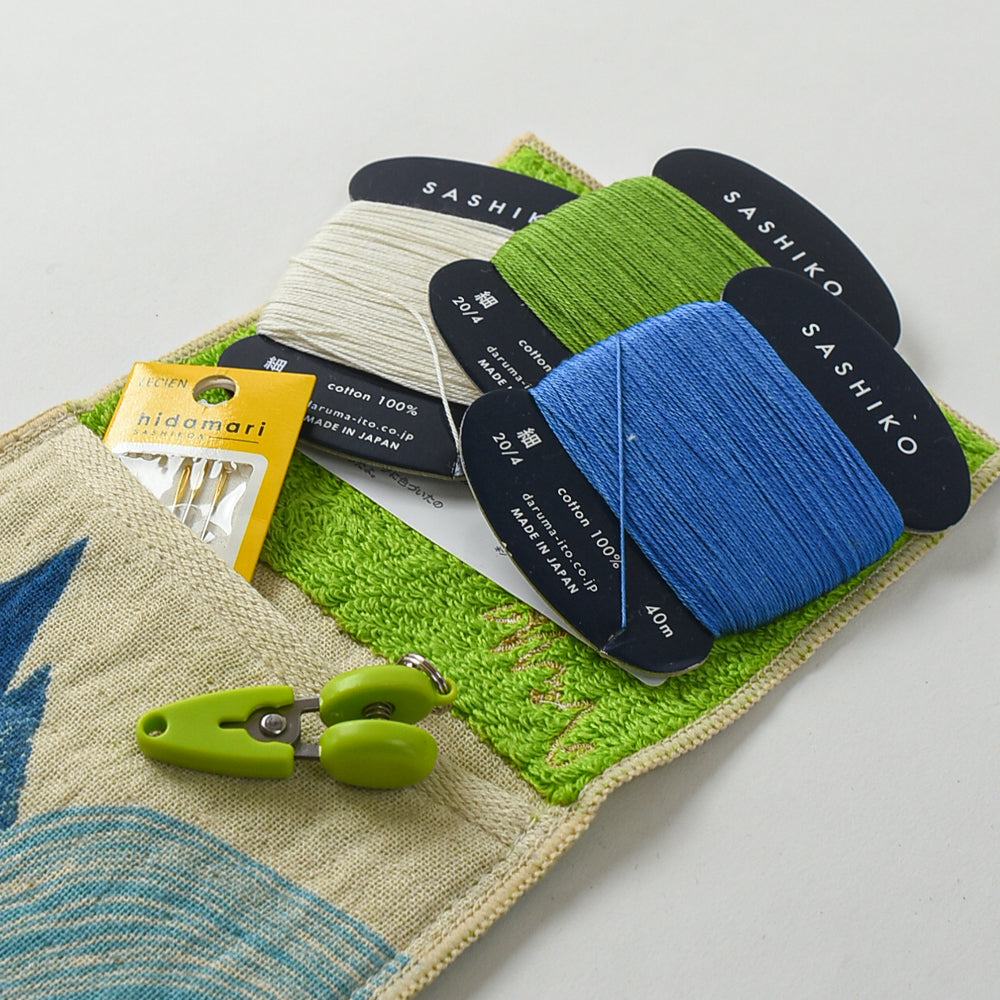 Pocket-Sized Sashiko Kit - Kappa