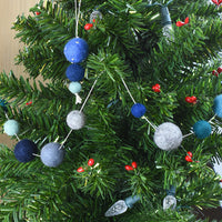 Festive Felt Balls - Winter Twilight